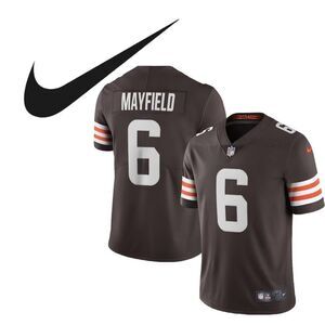 Nike‎ NFL On Field Cleveland Browns Bakee Mayfield #6 Football Jersey - Size XL